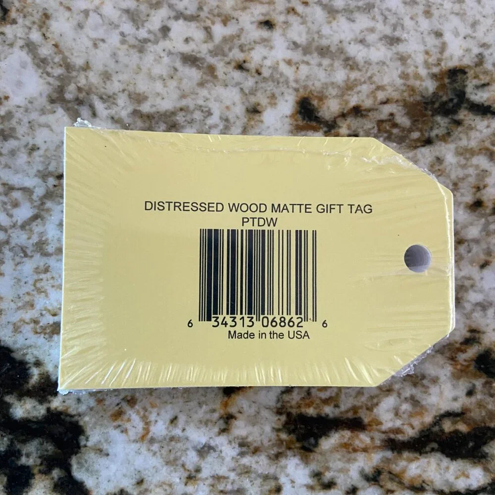 Distressed Wood White Shiplap Gift Tags 2.25x3.5